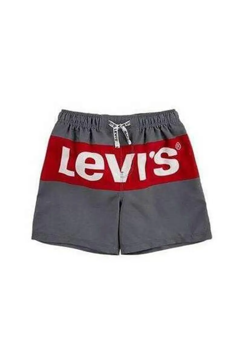 Levi's Grå Levis Box Tab Logo Badeshorts (128 / 8 år)
