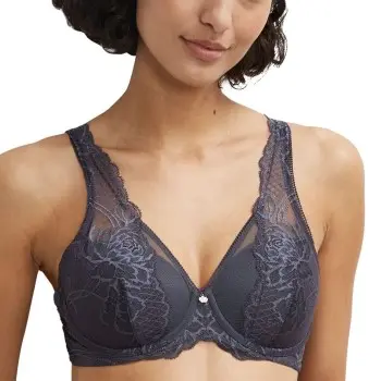 Florale by Triumph Wild Peony Florale WP Bra BH Mørkgrå  B 80 Dame