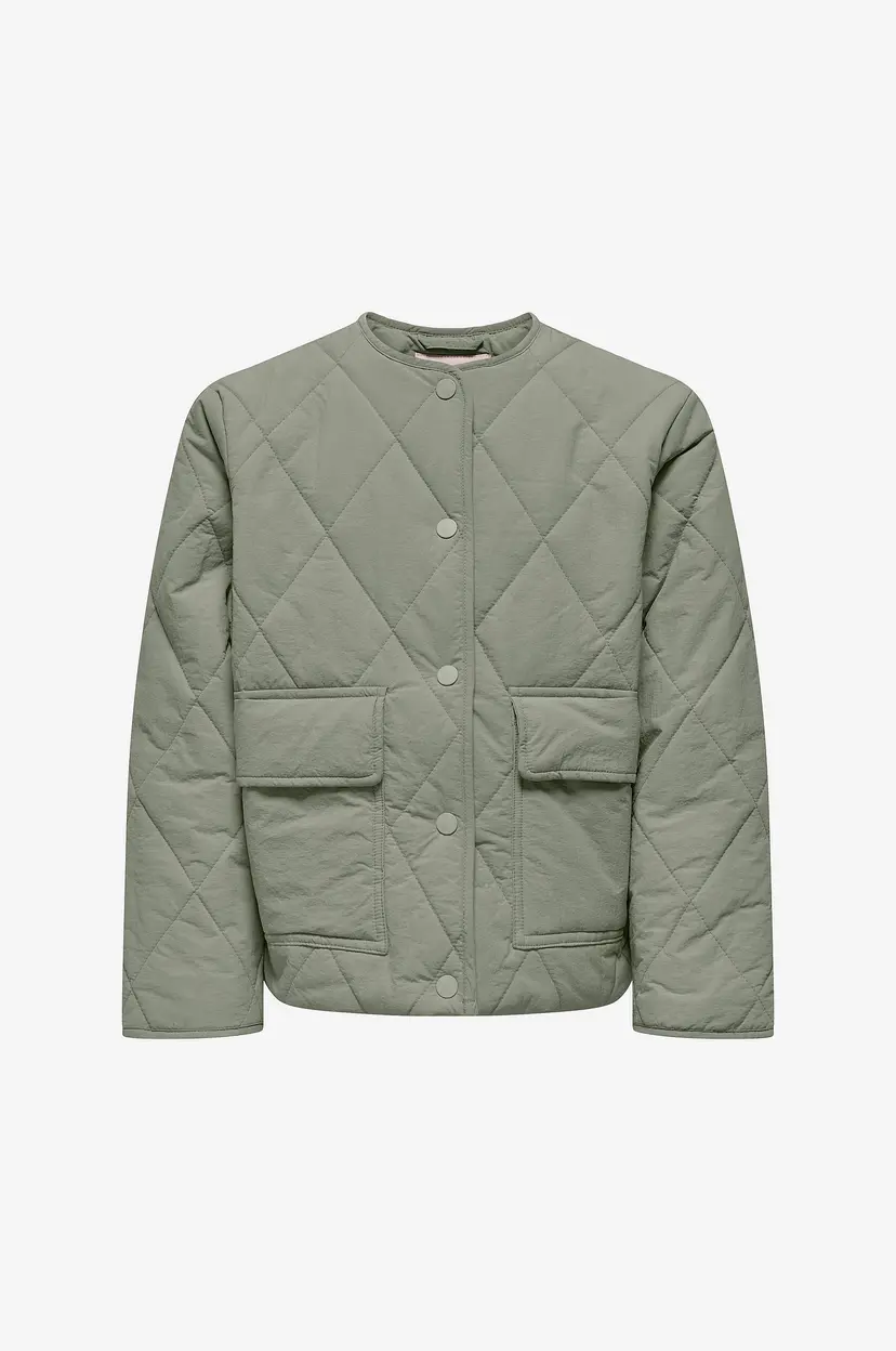 Kids Only Jakke kogRosalina Quilted VD Otw N - Grønn