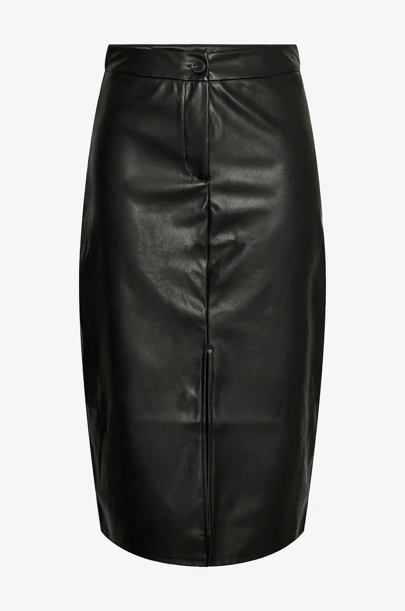 Pieces Skjørt pcOlga HW Midi Skirt MM Jrs - Svart