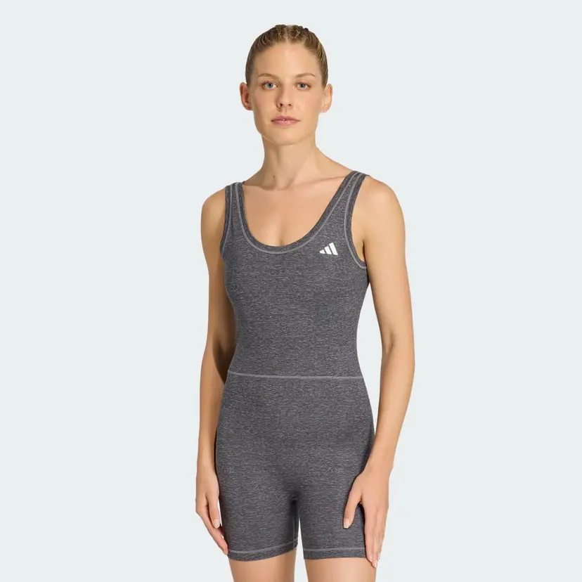 Adidas Optime Essentials Workout Heather Onesie