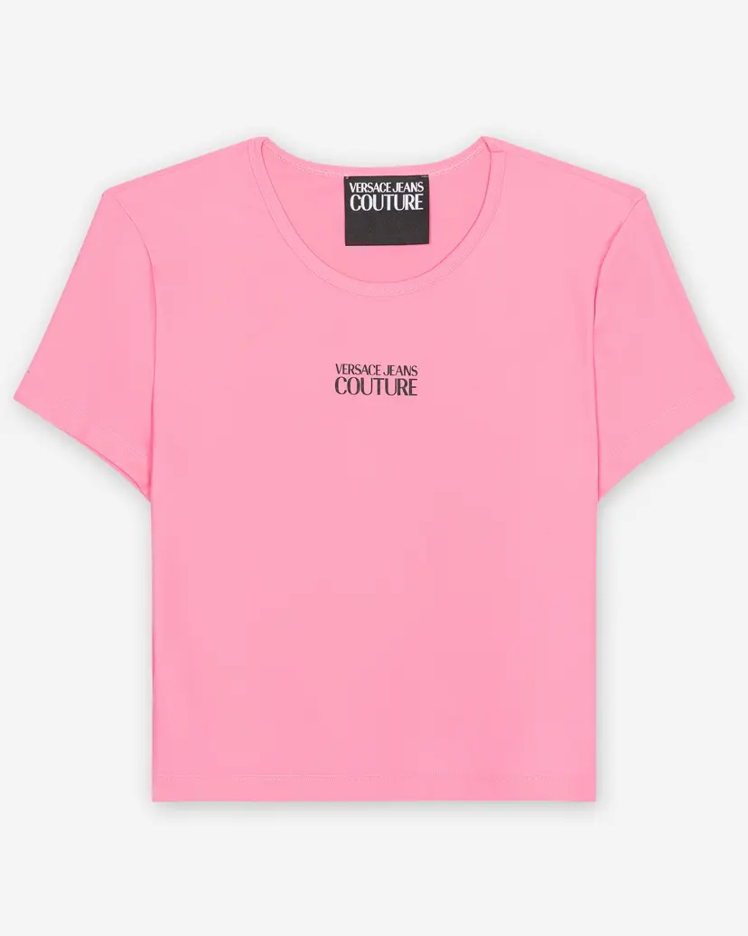 Versace Jeans Couture Versace Jeans Couture Lycra Recycled Rose T-shirt