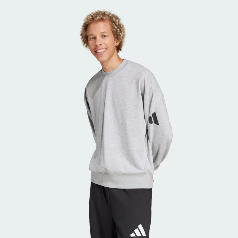 Adidas Essentials Loose Fit 3 Bar Logo Genser