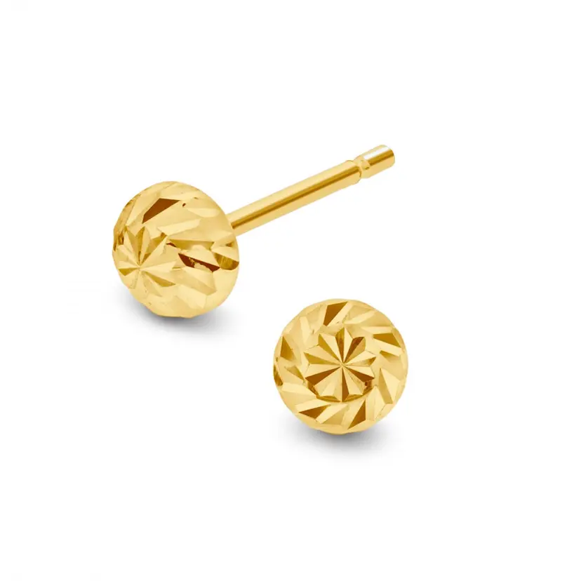 Arne Nordlie Arne Nordlie - 14 karat guld ørestikker med facetter - 53900