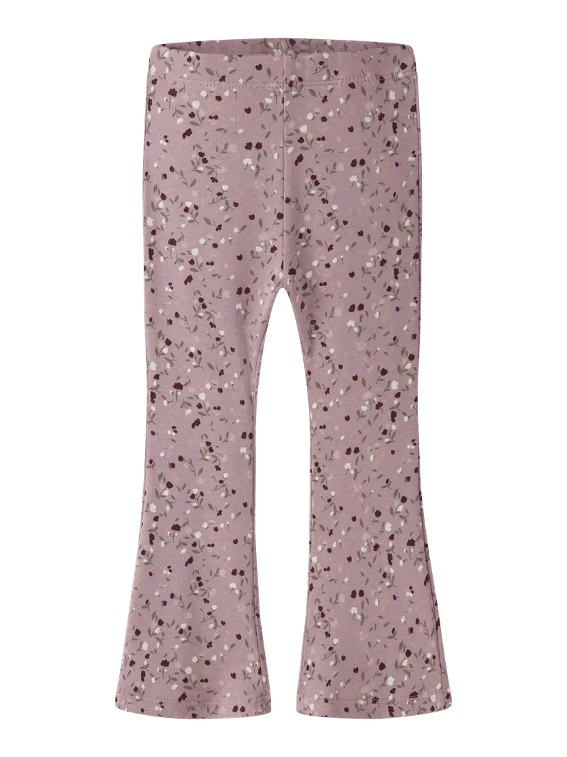 NAME IT Name It - Bukse Oceana Flared Legging Lilas
