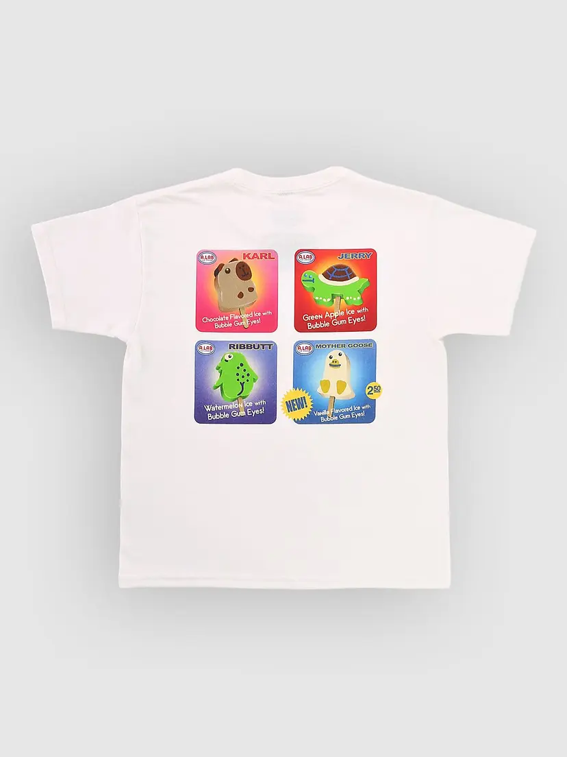 A.LAB A.LAB Jerry Gang Popsicles Kids T-skjorte hvit