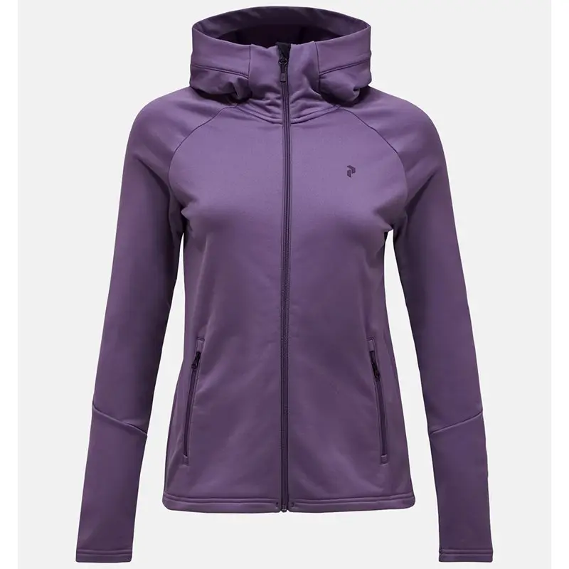 Peak Performance Peak Performance W Rider Essentials Midlayer Zip Hood Montana Grape/Montana Grape
