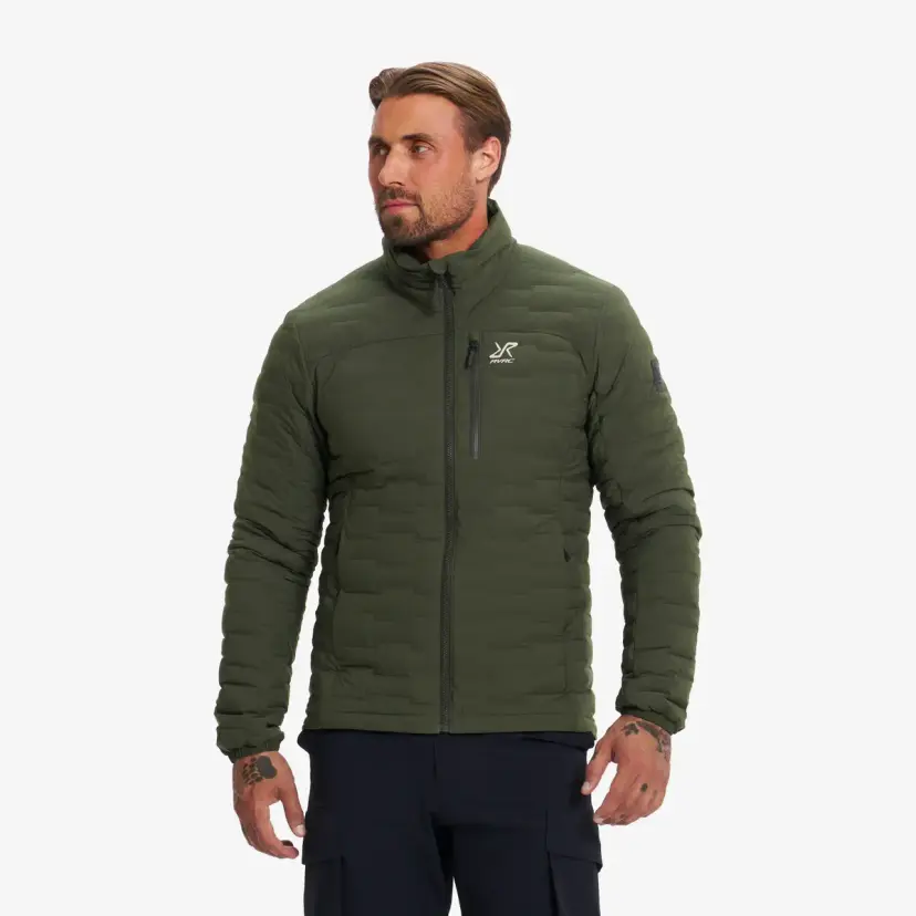 RevolutionRace Flex Stretch Down Jacket Herre Forest Night