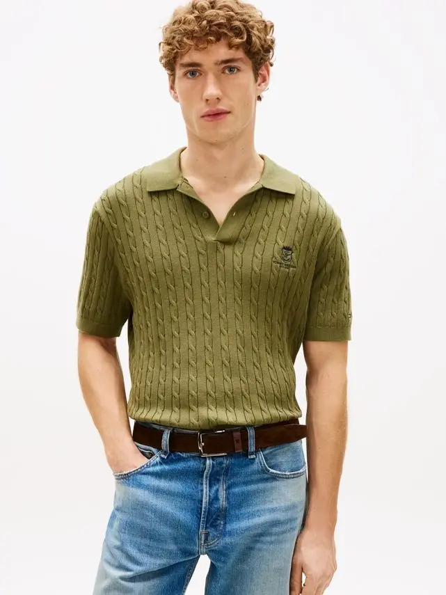 Tommy Hilfiger CABLE SHORT SLEEVE POLO