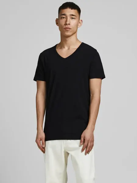 Jack & Jones Jacbasic V-Neck Tee Ss 2 Pack Noos