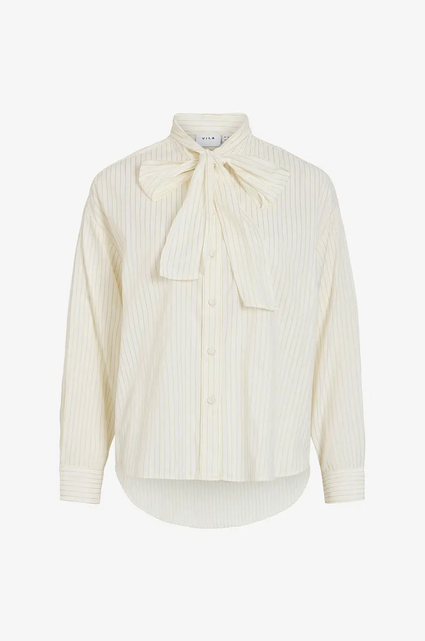 Vila Skjorte Vijury Ls Shirt - Hvit