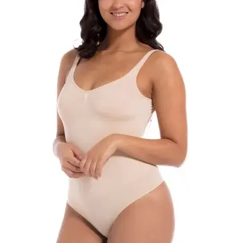 Magic Magic Low Back Body Beige polyamid Medium Dame