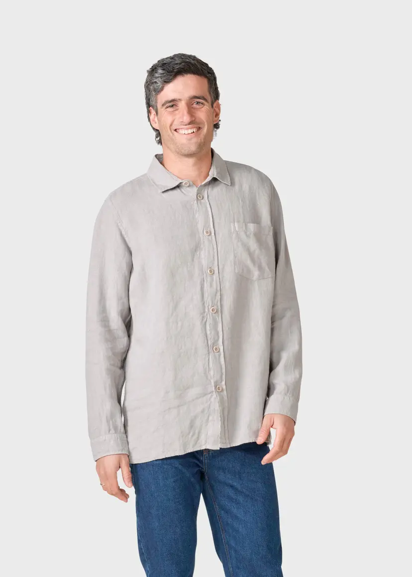 Klitmøller Collective ApS Birger shirt OCS - Pastel grey