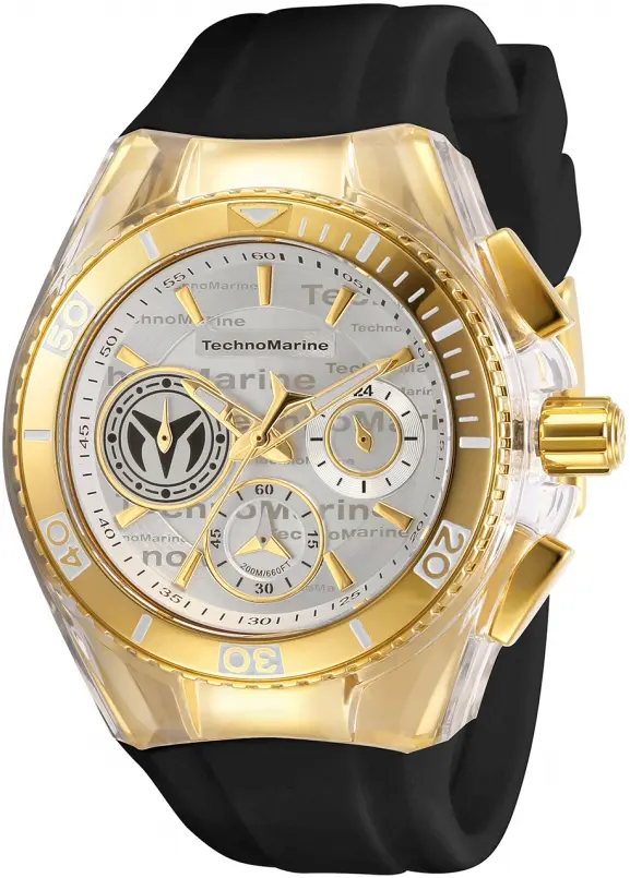 Technomarine Technomarine Dameklokke TM-118136 Sølvfarget/Gummi Ø40.57 mm