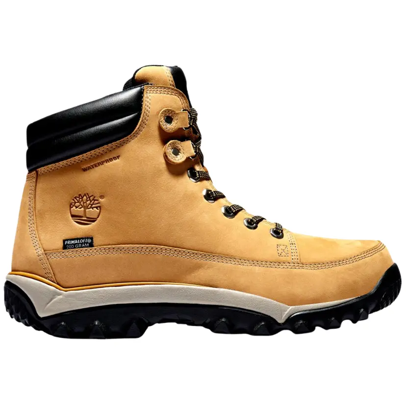 Timberland Timberland Mens Rime Ridge Mid Lace Up Waterproof Hiking Boot Wheat