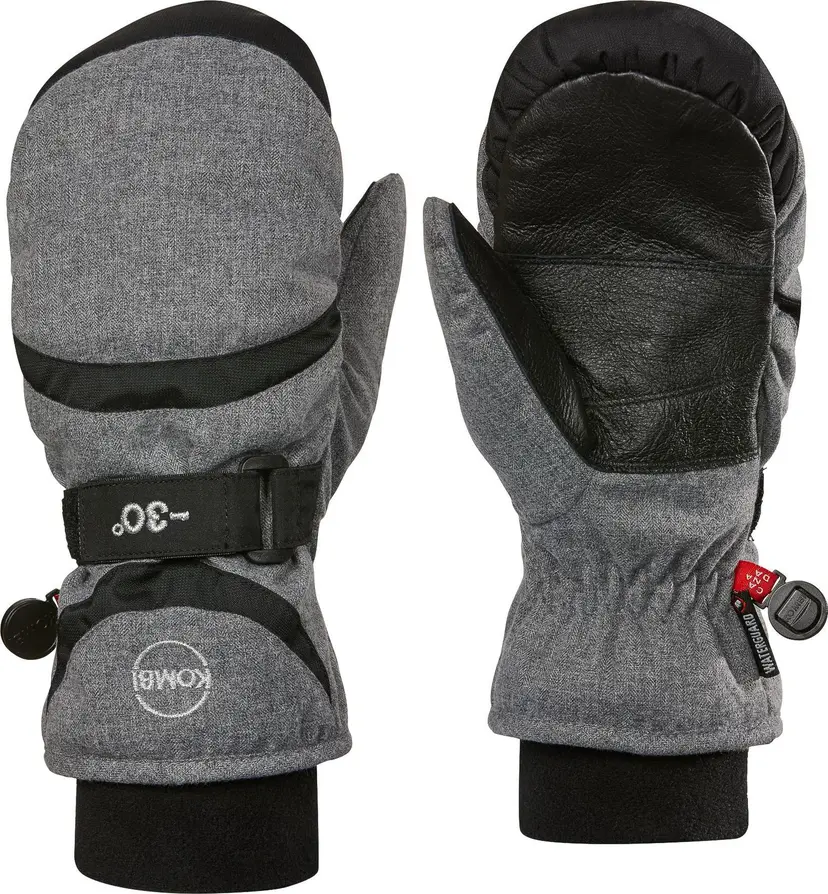 Kombi Kombi Women's Spooky WaterGuard Mittens (2022) Grey Melange
