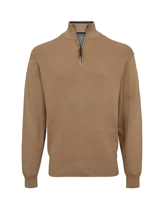Thomas Regency Reg fit structure half zip