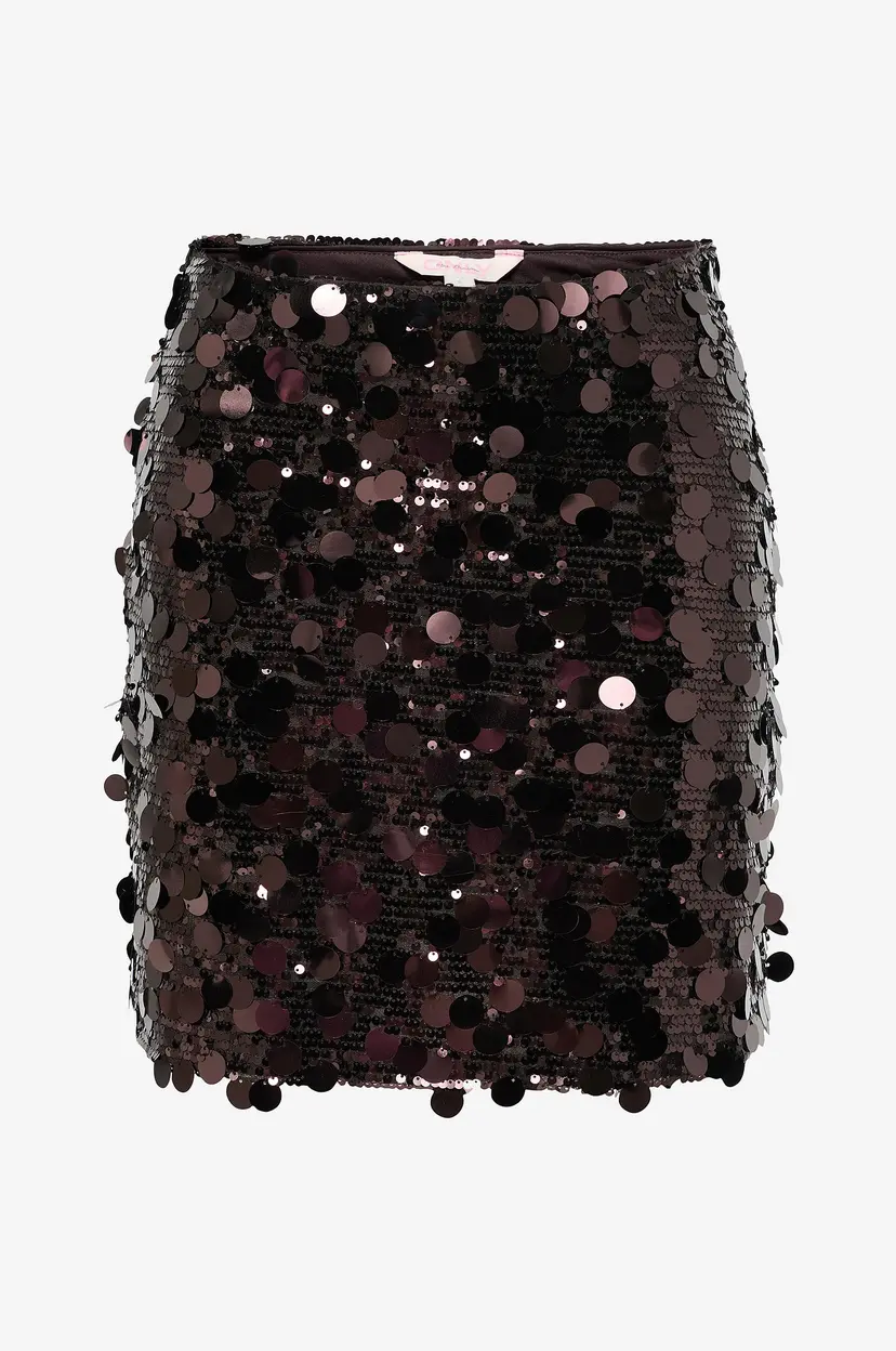ONLY Paljettskjørt onlJadel Sequins Skirt Wvn - Brun