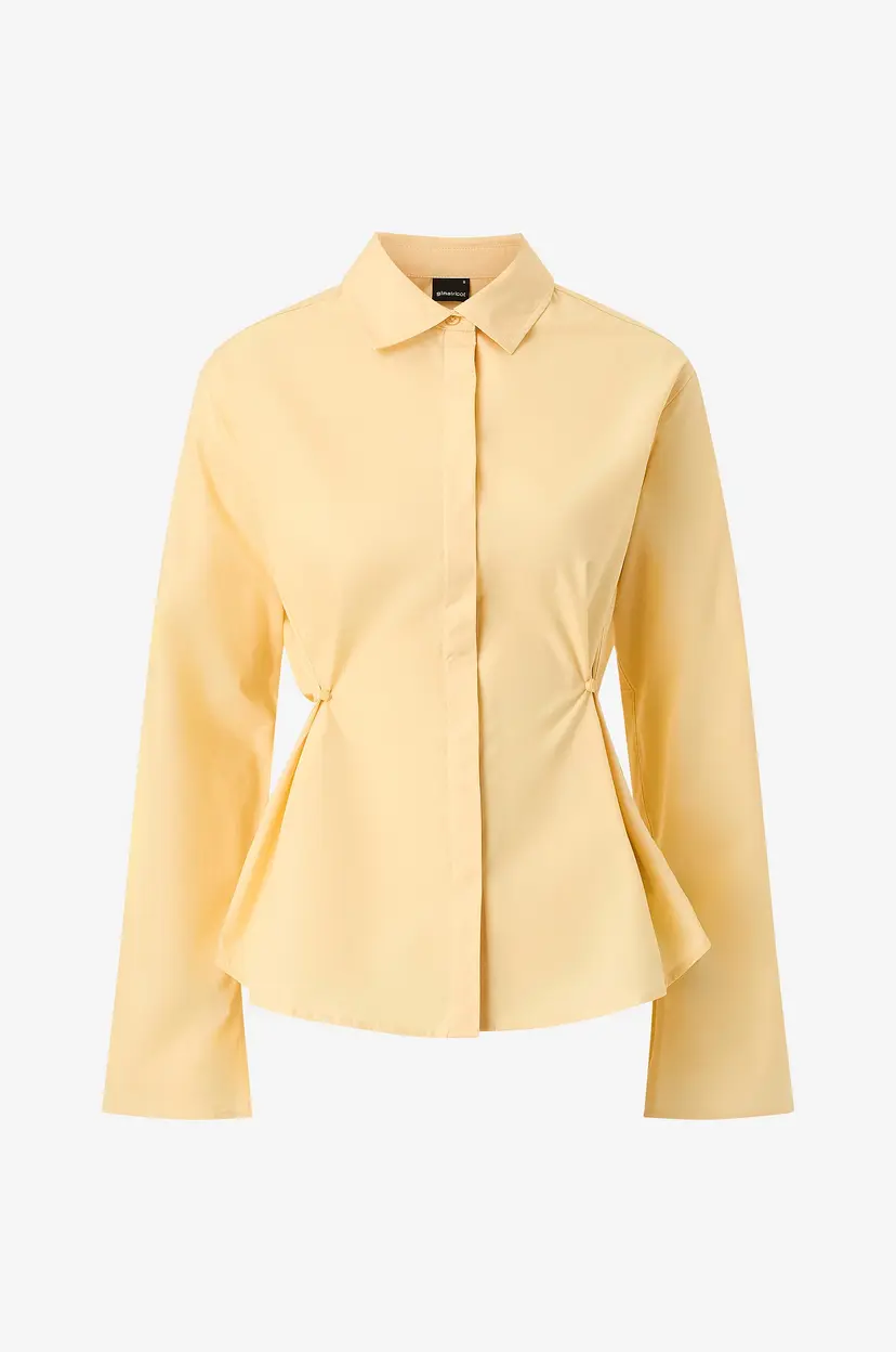 Gina Tricot Skjorte Shaped - Gul