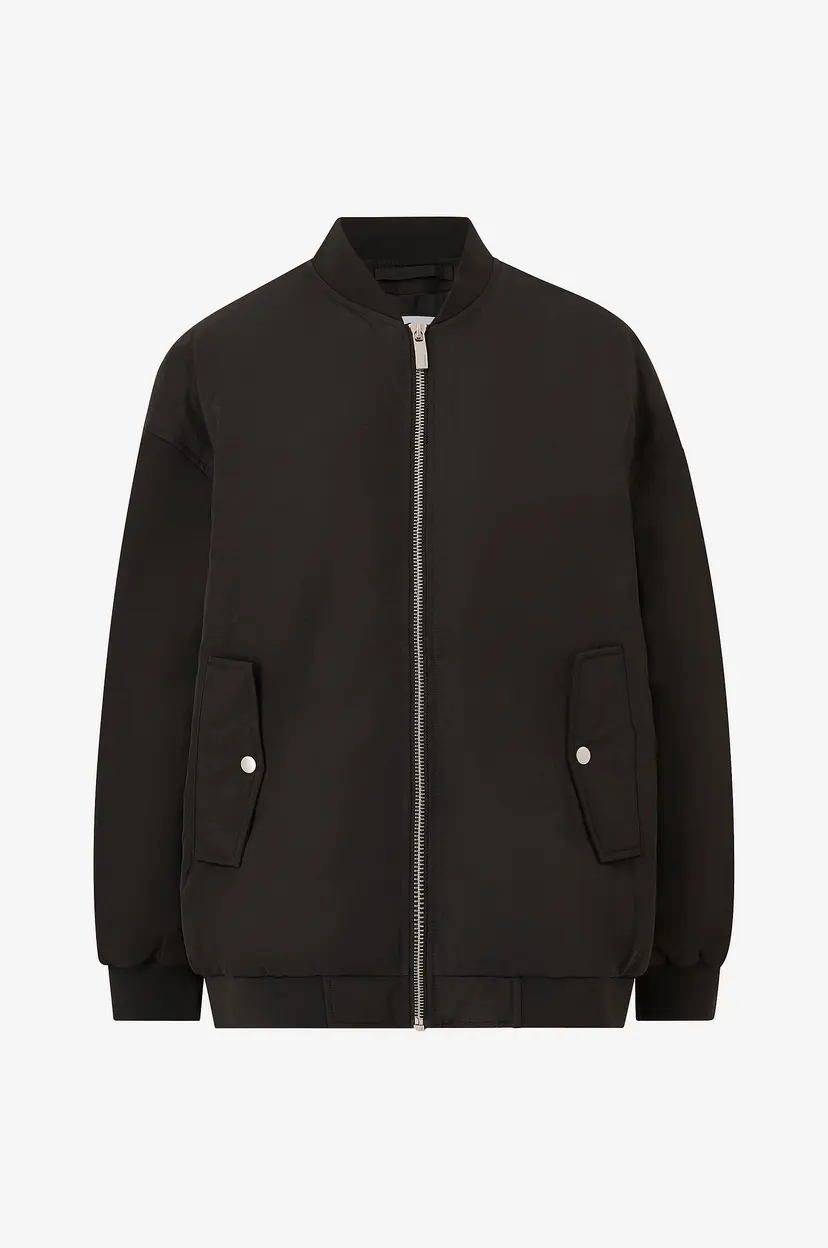 Selected Women Dun jakke slfBerete Redown Bomber Jacket - Svart
