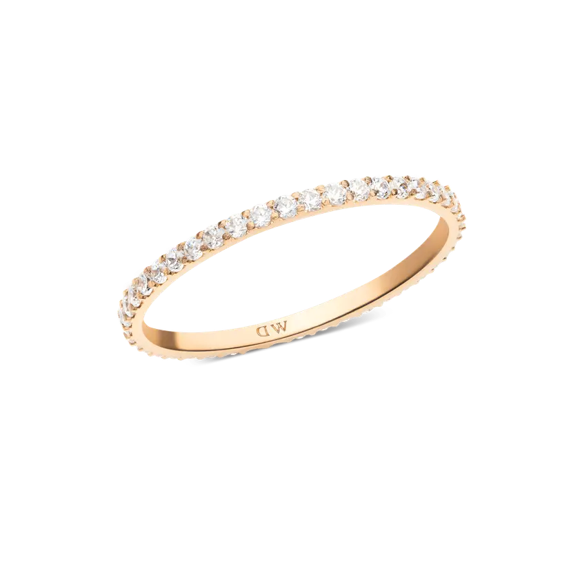 Daniel Wellington Rose Gold Ring Mirelle Eternity 1.4 Mm | DW