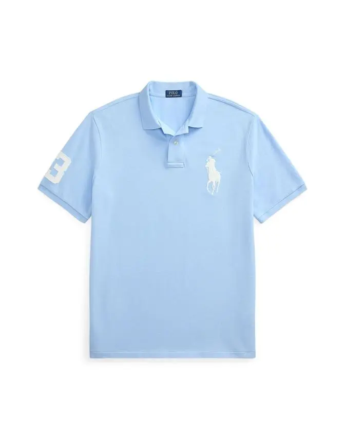 Ralph Lauren Custom Slim Fit Big Pony Mesh Polo Shirt
