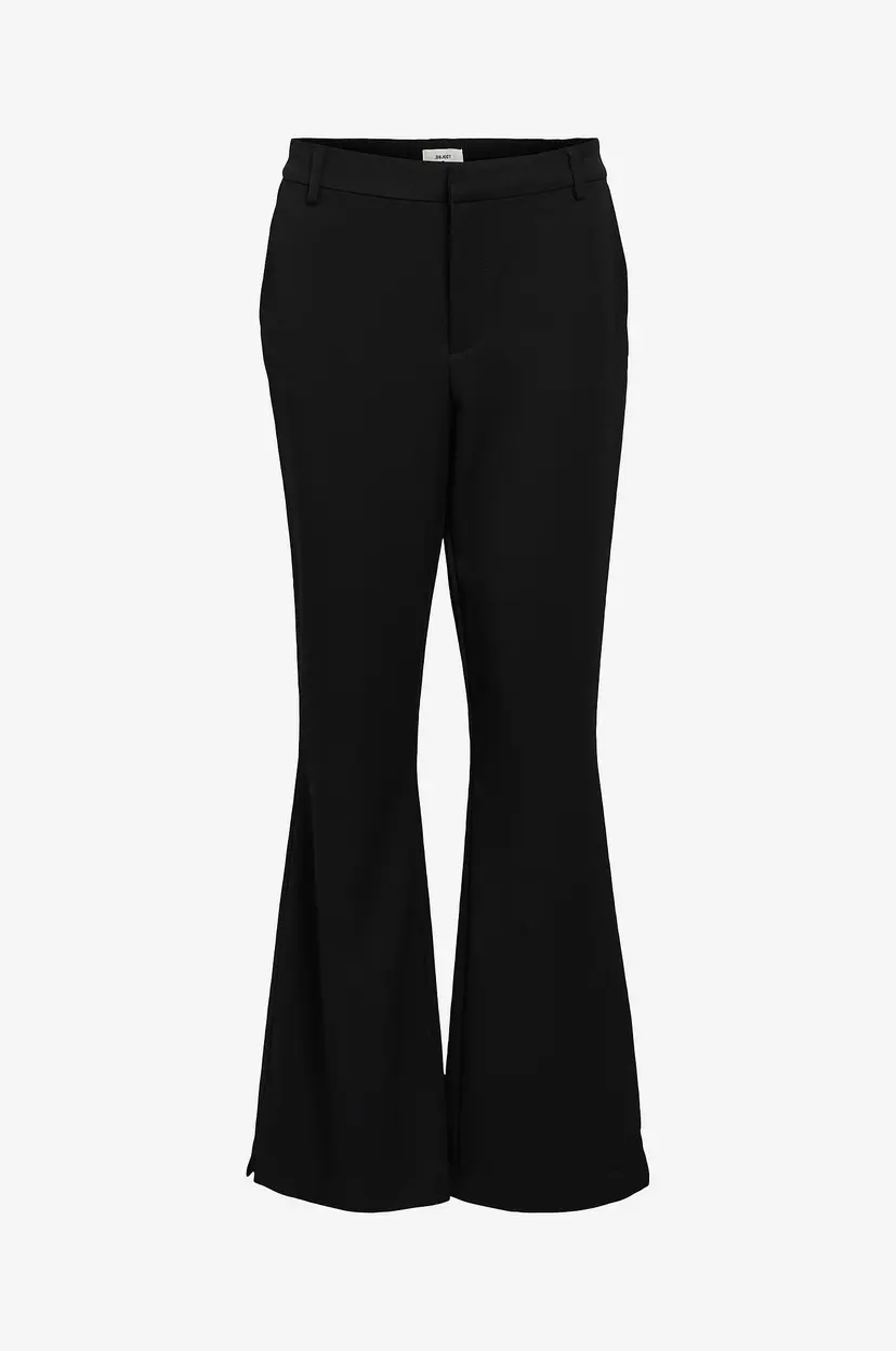 Object Collectors Item Bukser objLisa MW Flared Pants - Svart