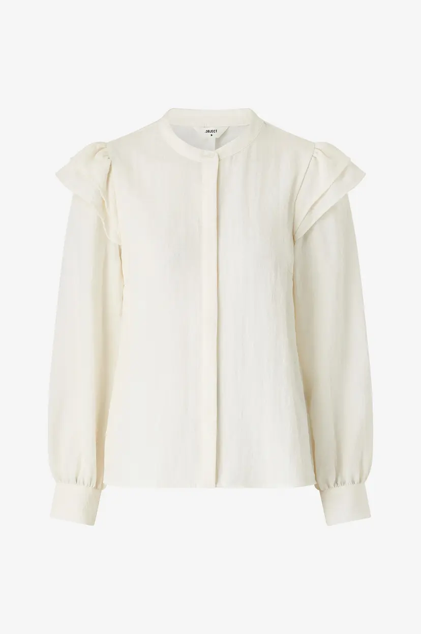 Object Collectors Item Skjorte objSophie L/S Shirt 131 - Hvit