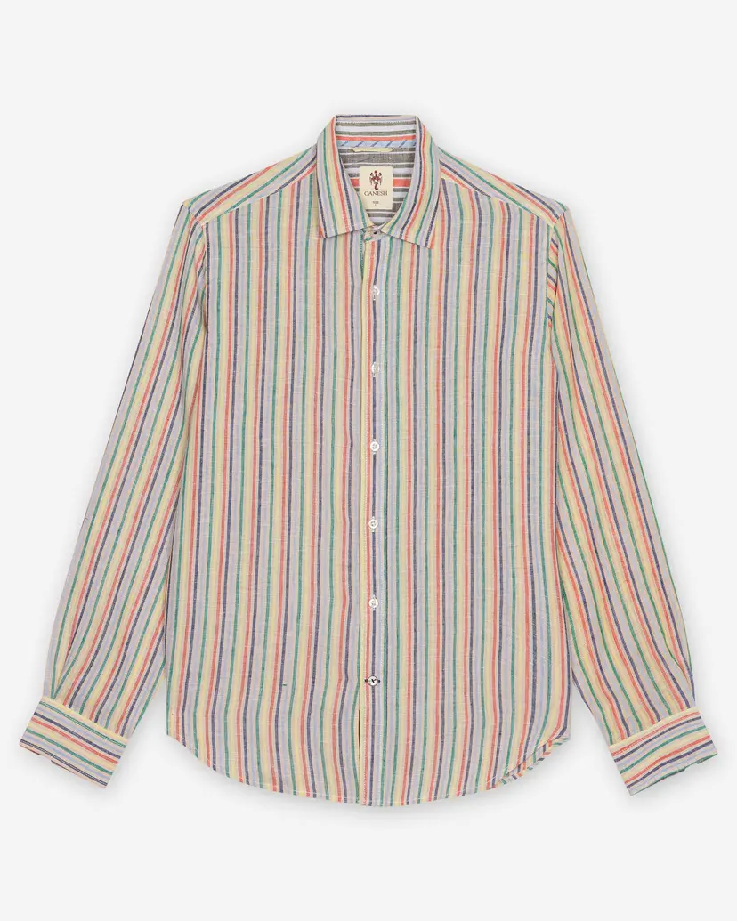 Ganesh Ganesh 75700TA Multicolour Linen shirt