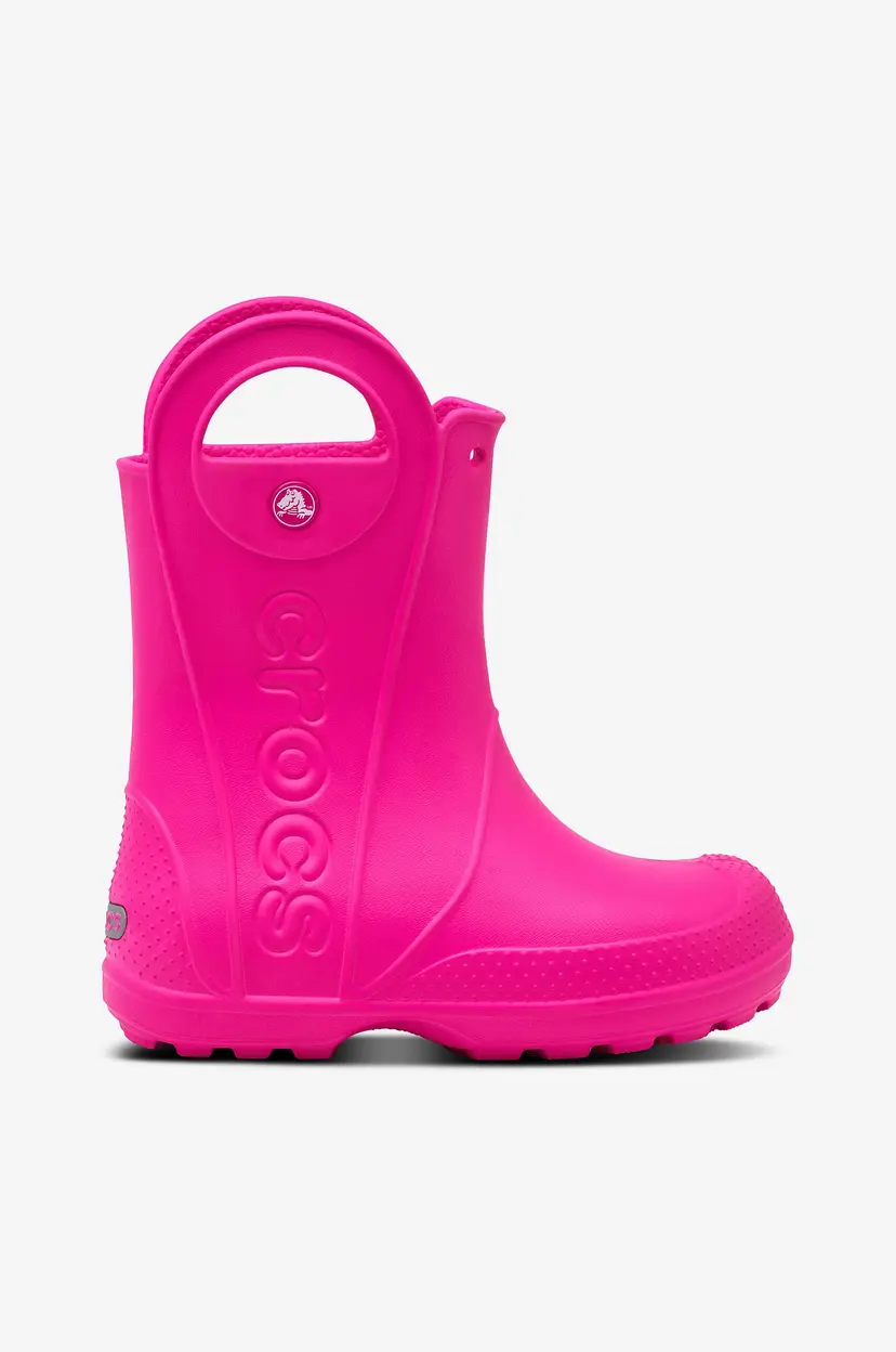 Crocs Regnstøveler Handle It Rain Boot K - Rosa