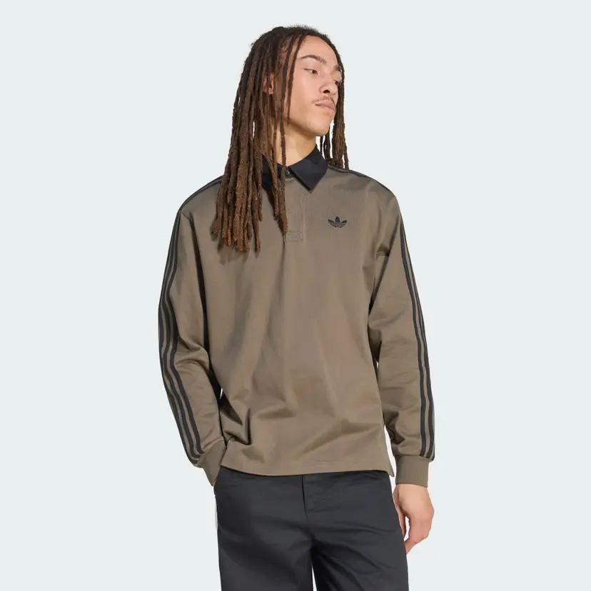 Adidas 3-STRIPES RUGBY LONGSLEEVE POLO