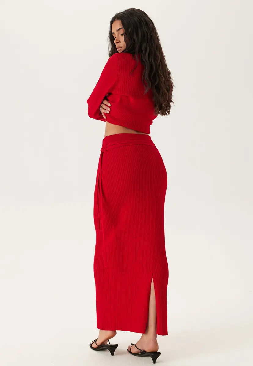 Selected Slfcarly Mw Knit Ankle Skirt