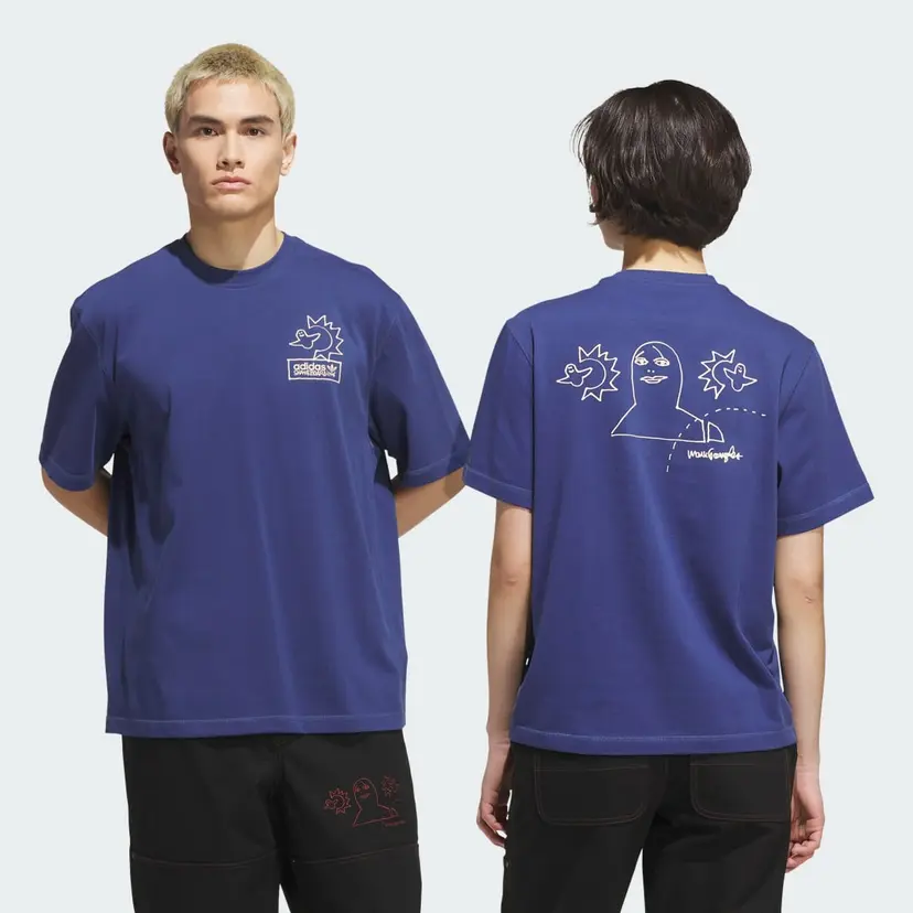 Adidas SKATEBOARDING x MARK GONZALES NOT AMUSED T-SKJORTE