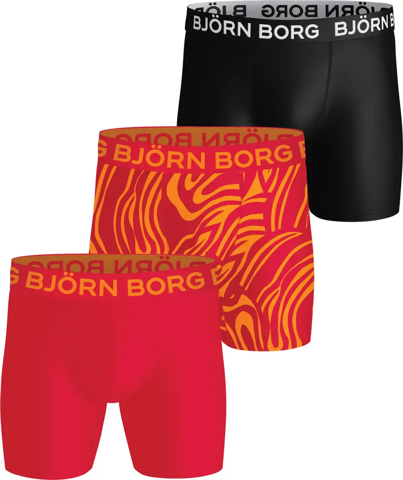 Björn Borg Björn Borg Men's Sports Microfiber Boxer 3p Multipack 3