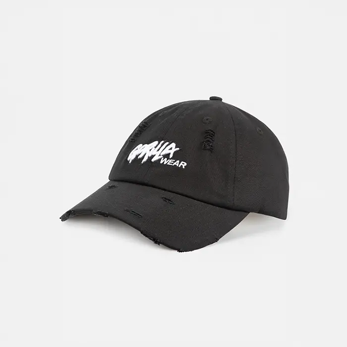 Gorilla Wear Galway Distressed Caps Svart