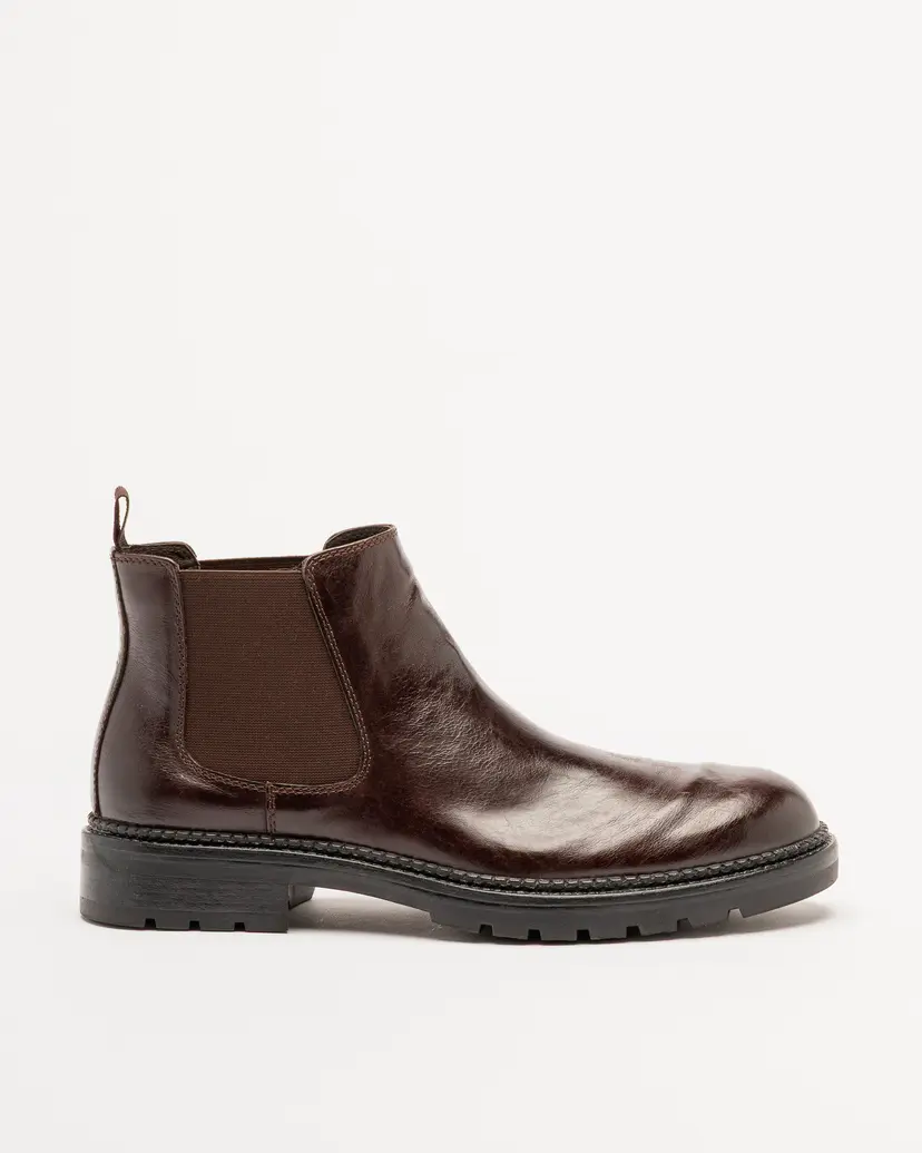 PROF PROF UNO3375 Brown Chelsea Ankle boots