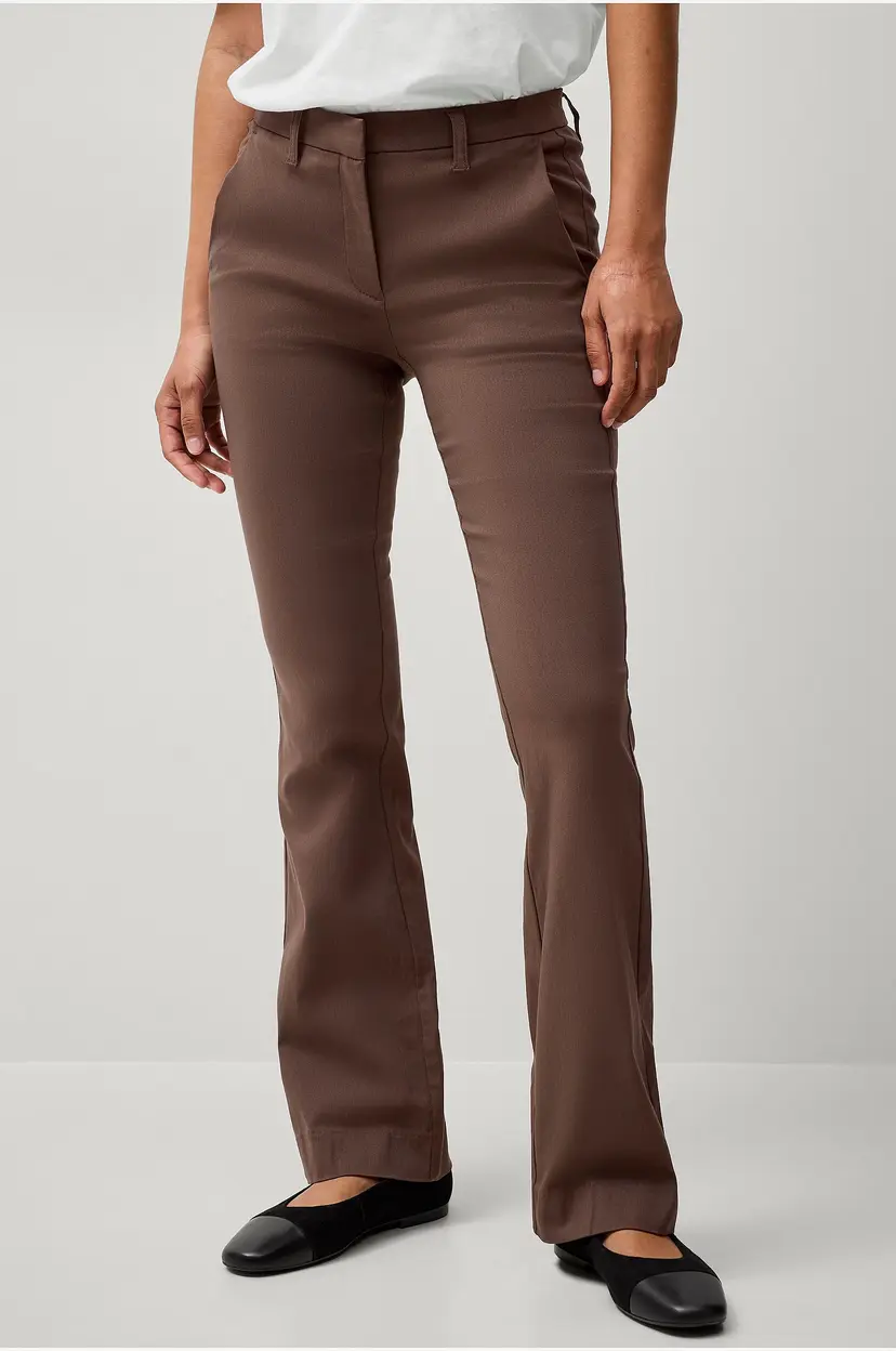 Ellos Collection Flexy Bootcut bukser i superstretch - Brun
