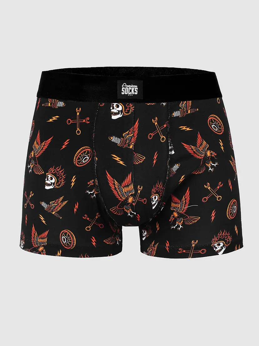 American Socks American Socks Piston Rebels Boxer mønster