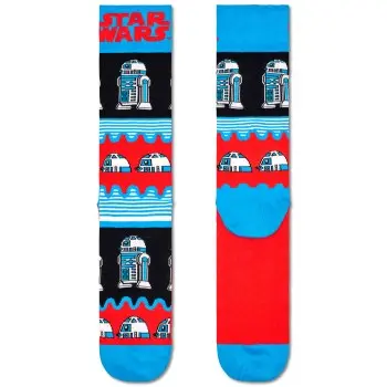 Happy Socks Happy socks Strømper Star Wars R2-D2 Sock Turkis bomull Str 41/46