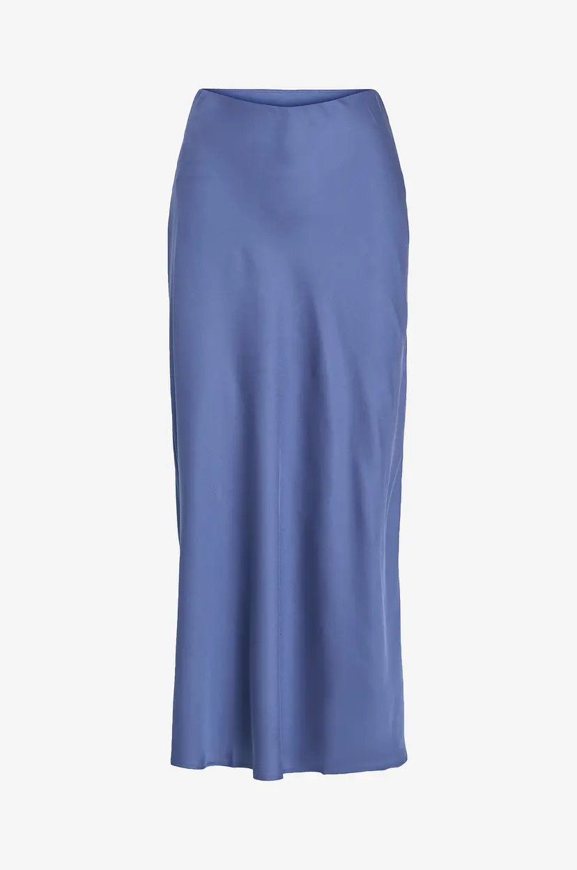 Vila Maxi skjørt viEllette HW Long Skirt - Blå