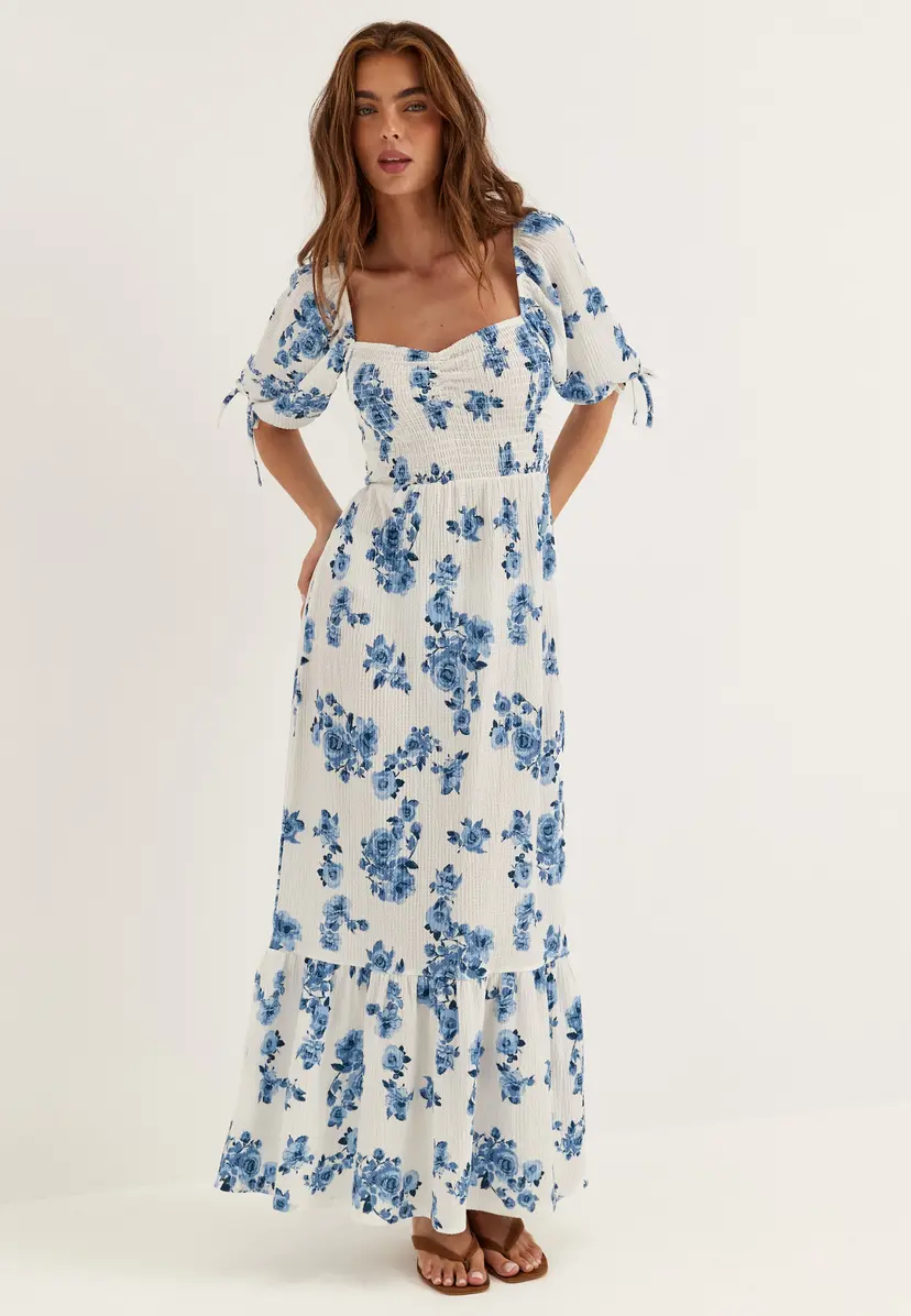 Bubbleroom Smock Maxi Dress