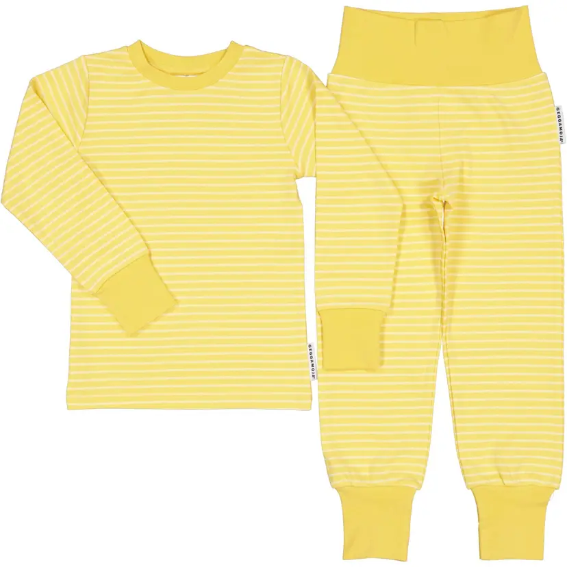 Geggamoja Pyjamas Tvådelad Gul - 134/140