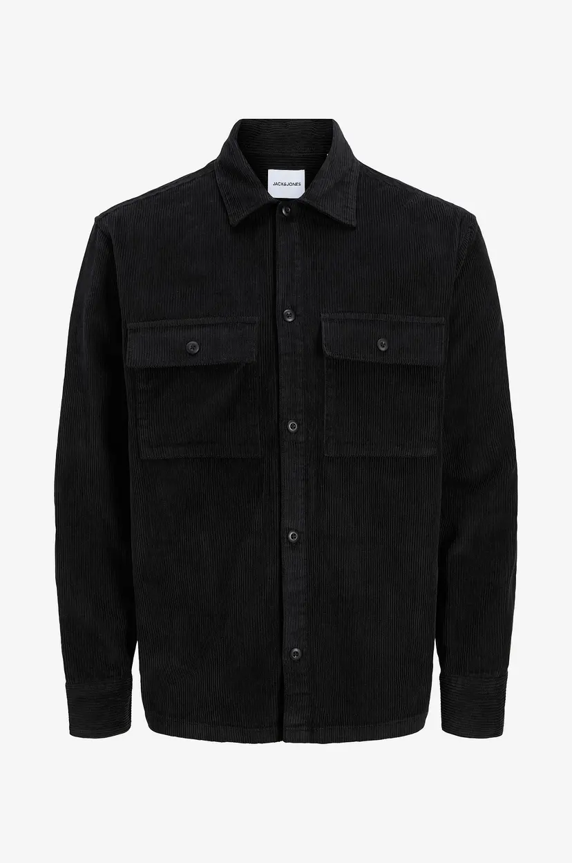 Jack & Jones Overtreksskjorte jjePerfect Corduroy LS SN - Svart