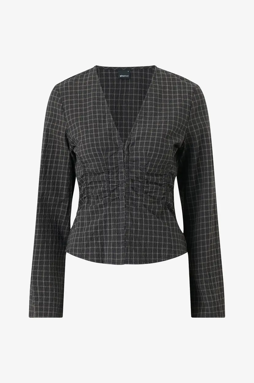 Gina Tricot Skjorte Long sleeve shirt - Flerfarget
