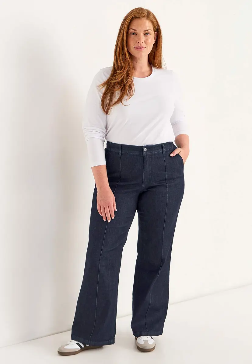 Cellbes of Sweden Vide jeans med sydd press - to lengder Mia