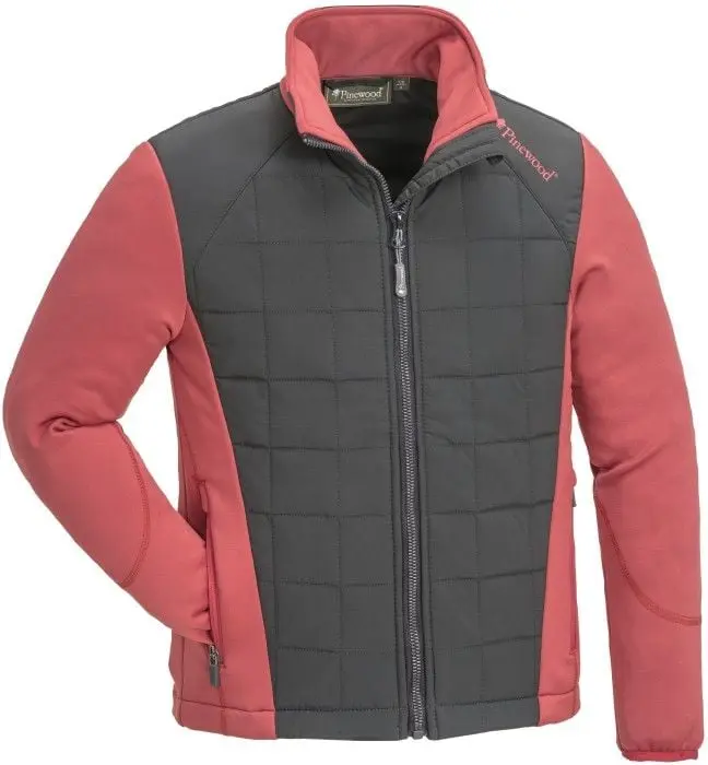 Pinewood Pinewood Kids Thelon Padded Jacket Raspberry Red/Dark Anthracite