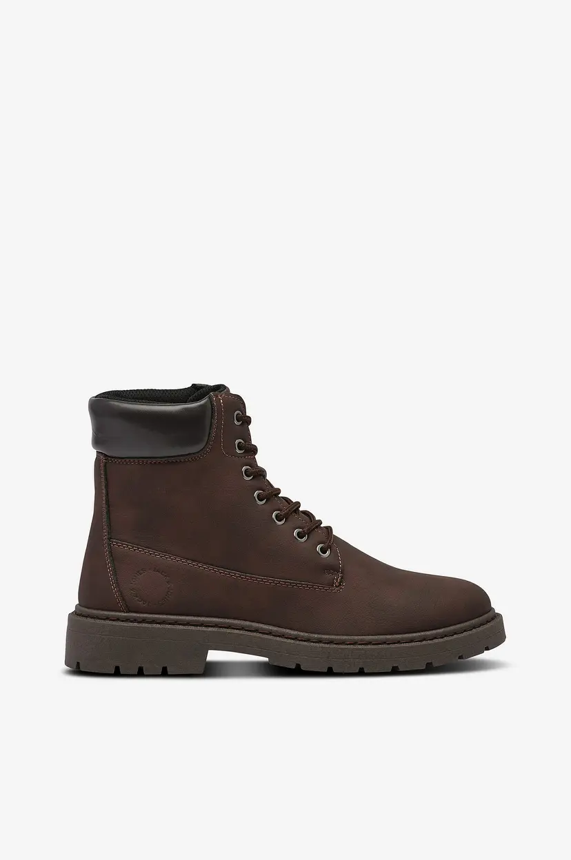 Jack & Jones Boots jfWainsworth PU Boot - Brun