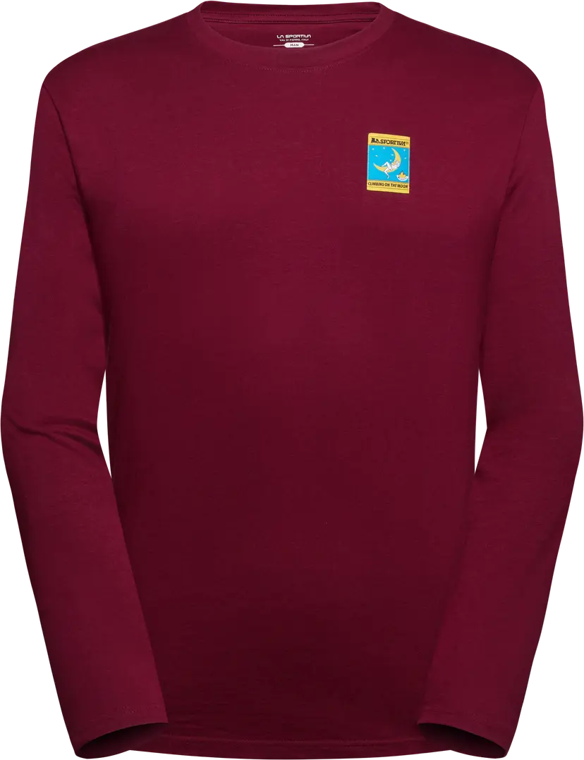 La Sportiva La Sportiva Men's Moon Climb Long Sleeve Redwood/Chalk