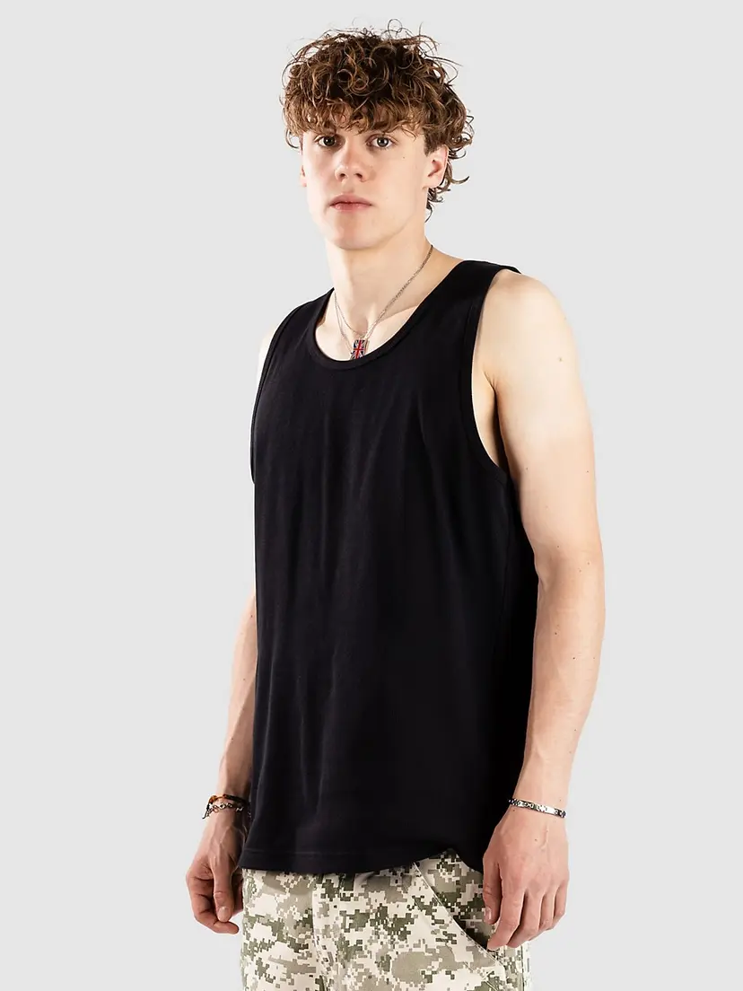 Ninth Hall Ninth Hall Fund Rib Singlet svart