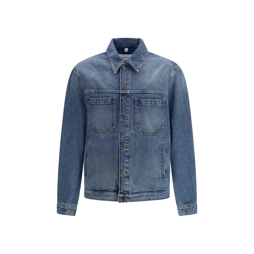 Off White Off-White Denimjakker – Blå